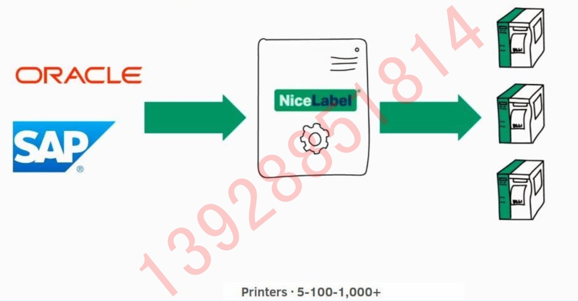 NiceLabel LMS Enterprise 整合 SAP ， Oracle ERP